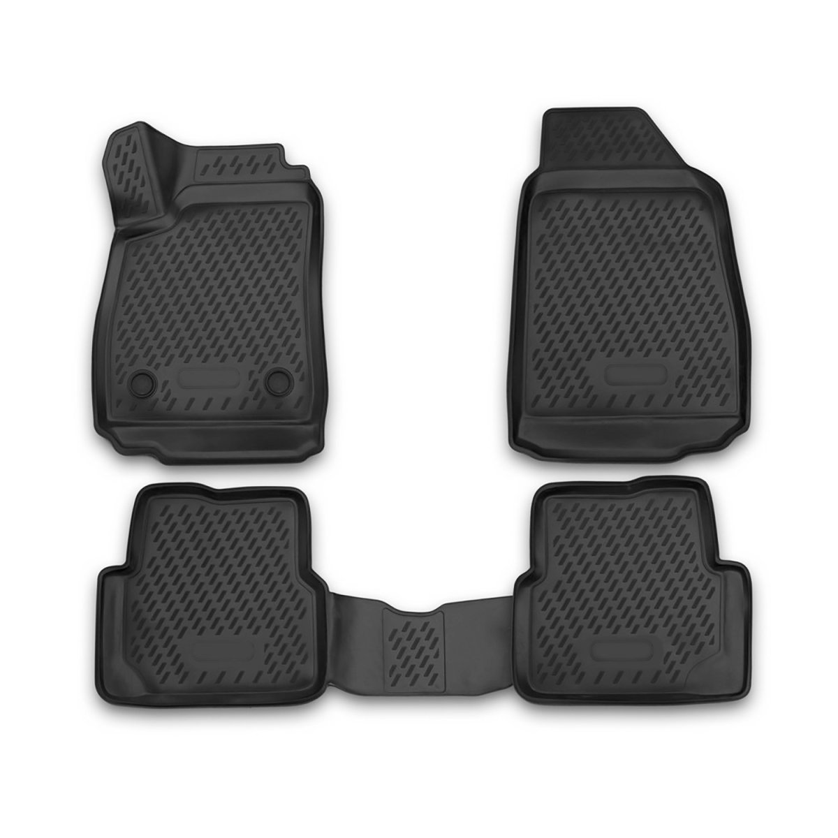 Chevrolet Cobalt Floor Mats - Omac - Rubber TPE - Black - '05-'10